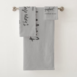 Jane Eyre Quote I Bath Towel Set