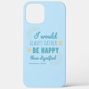 Jane Eyre Quote I - Blue Edition iPhone 12 Pro Max Case