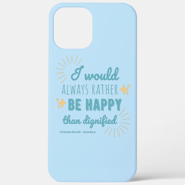 Jane Eyre Quote I - Blue Edition Case-Mate iPhone Case (Back)