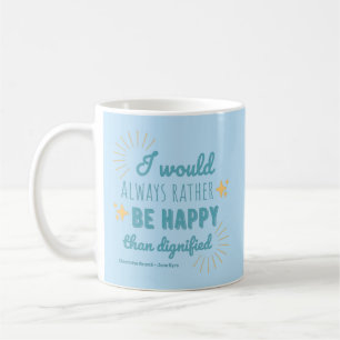 Jane Eyre Quote I - Blue Edition Coffee Mug