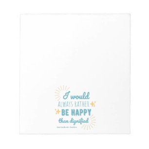 Jane Eyre Quote I - Blue Edition Notepad