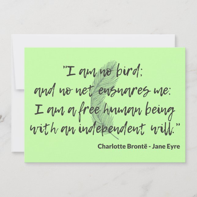 Jane Eyre Quote II (Front)