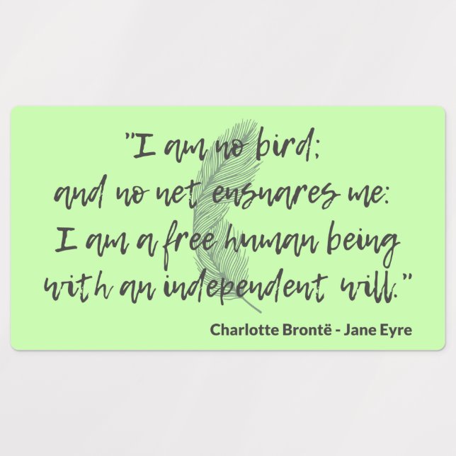 Jane Eyre Quote II (Design 1)