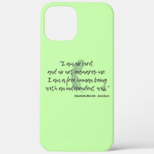 Jane Eyre Quote II iPhone 12 Pro Max Case