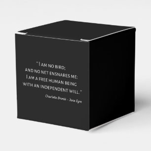 Jane Eyre Quote II - Classic Style Favour Box