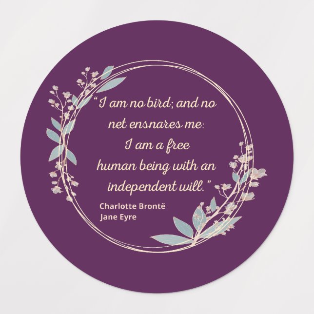 Jane Eyre Quote II - Cute Style (Design 1)