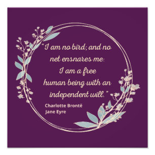Jane Eyre Quote II - Cute Style Photo Print