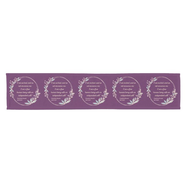 Jane Eyre Quote II - Cute Style Short Table Runner (Horizontal)