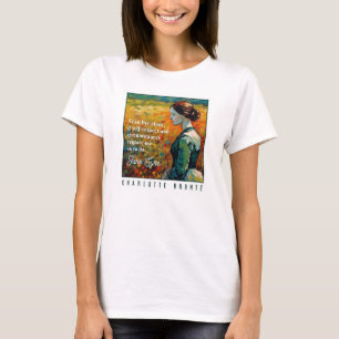 Jane Eyre Quote Monet Style Painting T-Shirt