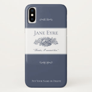 Jane Eyre - Reader I Married Him - Doves Dark Grey iPhone X Case