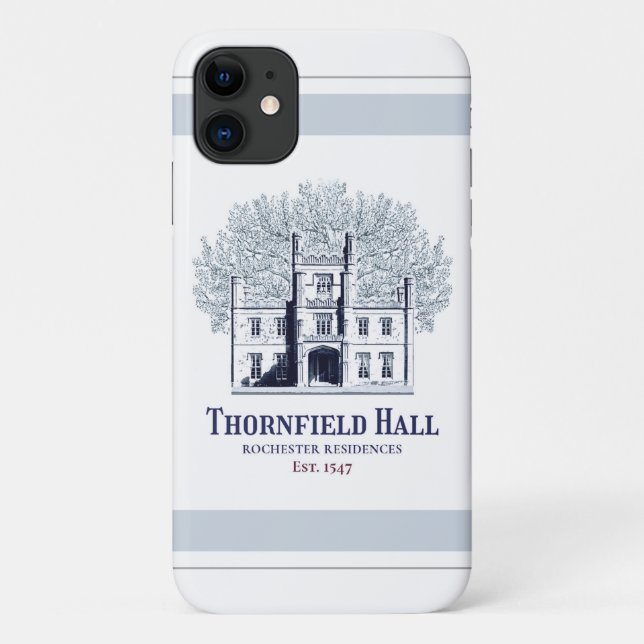 Jane Eyre Thornfield Hall Rochester Residences Case-Mate iPhone Case (Back)