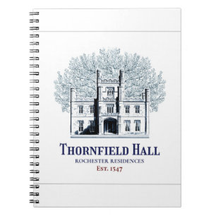 Jane Eyre Thornfield Hall Rochester Residences Notebook