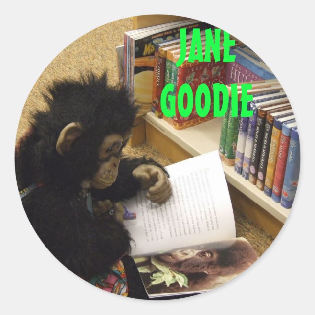 jane's everywhere 013, JANE GOODIE, JANE GOODIE Classic Round Sticker (Front)