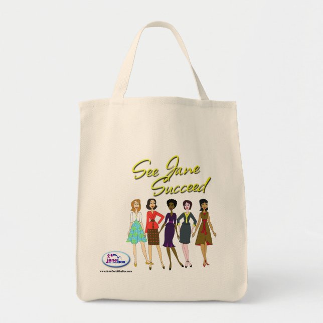 Jane's Got a Bag! Tote Bag (Front)