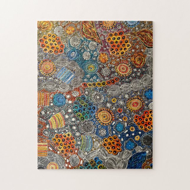 Janet Golder My Country Aboriginal Art Puzzle (Vertical)