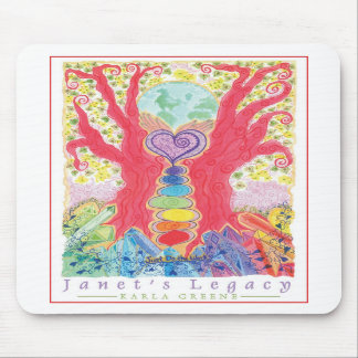 janets legacy poster mouse pad