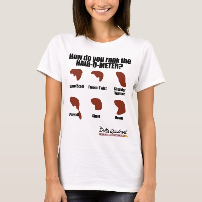 Janeway "hair-o-metre" shirt (Front)