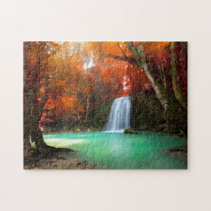 Jangle Landscape   Kanchanaburi, Thailand Jigsaw Puzzle