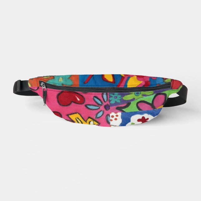 Janina's Floral Patchwork Bum Bags (Front)