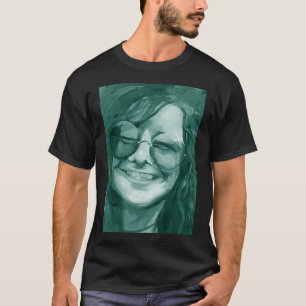 Janis Joplin Green T-Shirt