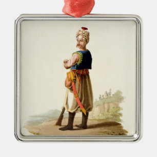 Janissary, from 'Costumes of the Various Nations', Metal Ornament