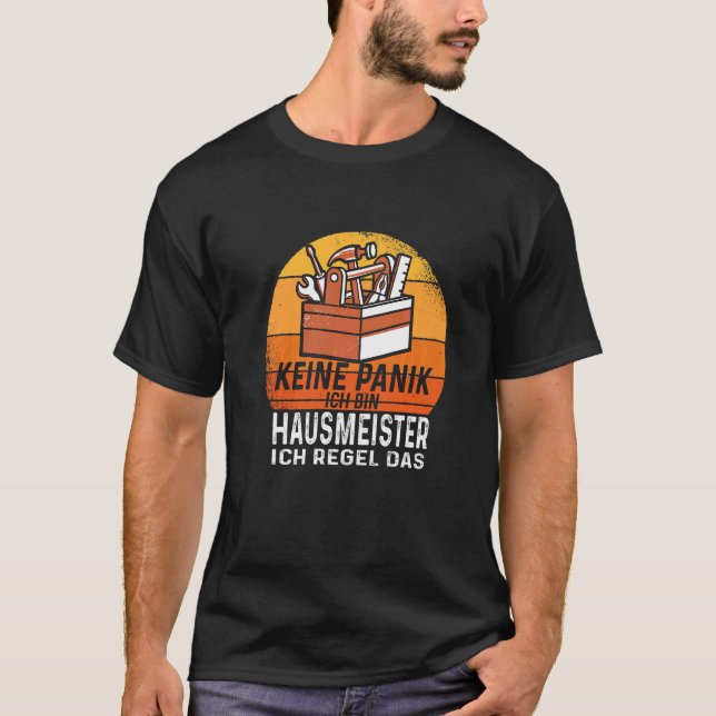 Janitor For Building Technicians And Facility T-Shirt (Front)