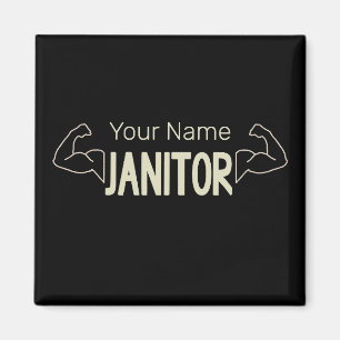 Janitor Or Caretaker Design Facility Manager Magnet