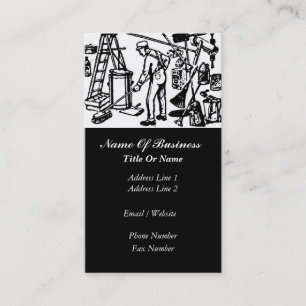 Janitorial Services Business Card