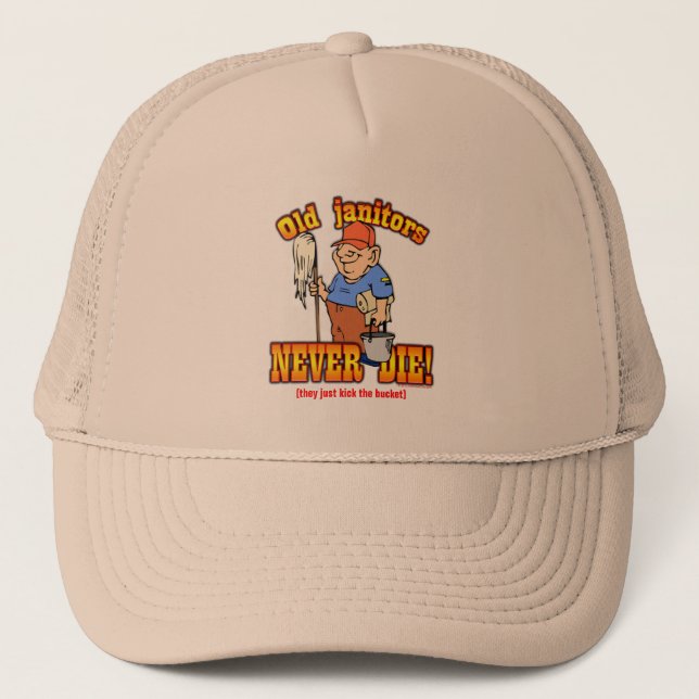 Janitors Trucker Hat (Front)