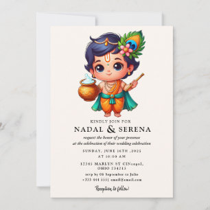 janmashtami Wedding Invitation