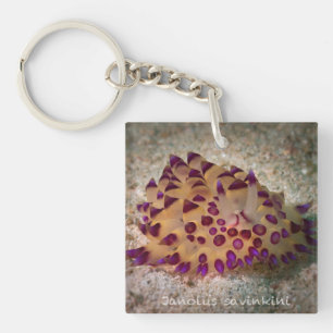 Janolus savinkini Square (double-sided) Keychain