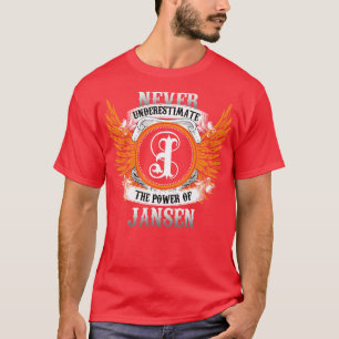 Jansen Name Shirt Never Underestimate The Power Of