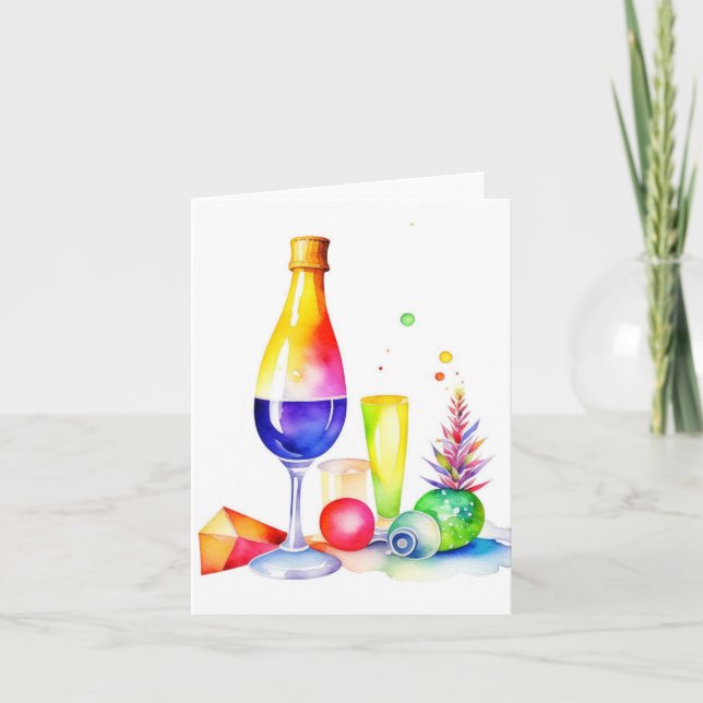 January 1 New Year's Day B Card (Front)