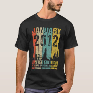 January 2012  11 Years Of Being Awesom T-Shirt