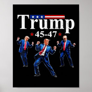 January 20th 2025 Inauguration Day Trump Dance Poster
