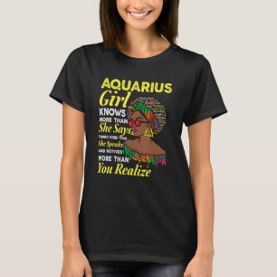 January and February birthday Zodiac sign Aquarius T-Shirt
