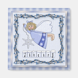 January Angel / Fairy Month Magnet