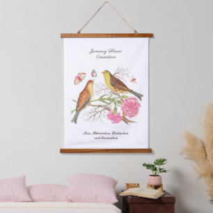 January Birth Month Flower  Birthday Gift      Hanging Tapestry