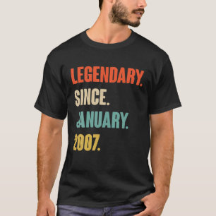 January Birthday Gift - Vintage Legendary Since Ja T-Shirt