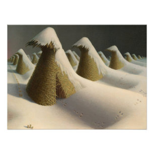 January by Grant Wood Photo Print