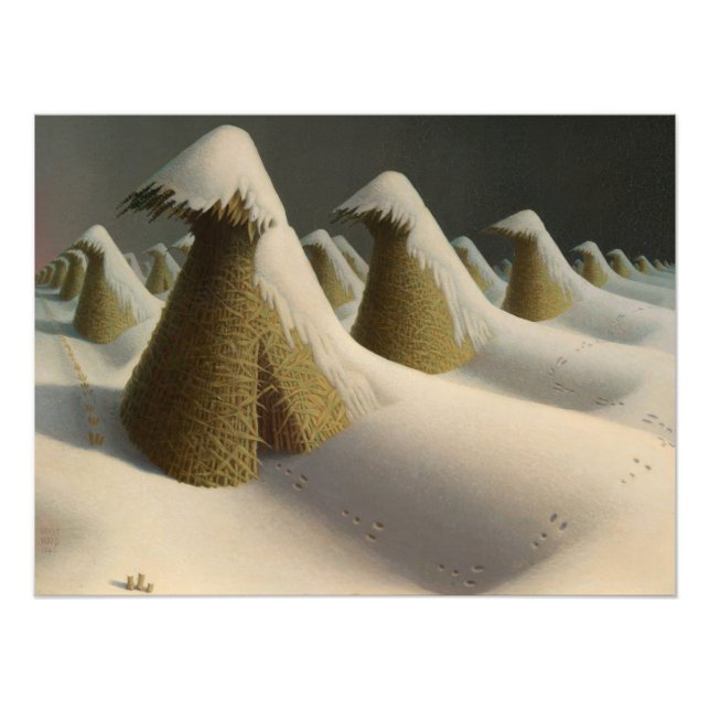 January by Grant Wood Photo Print (Front)