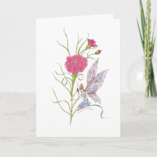 January Fairy Birthday Card
