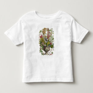 January, from `Twelve Months of Flowers' Toddler T-Shirt
