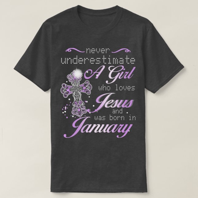 January Girl T-Shirt (Design Front)
