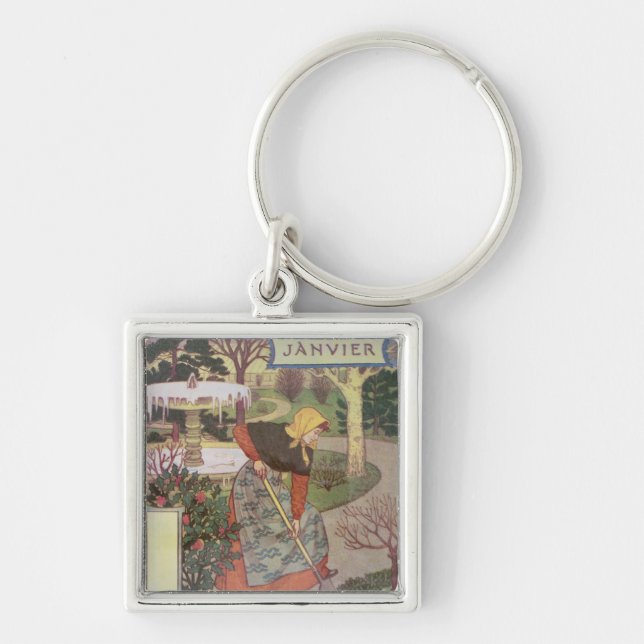 January Key Ring (Front)