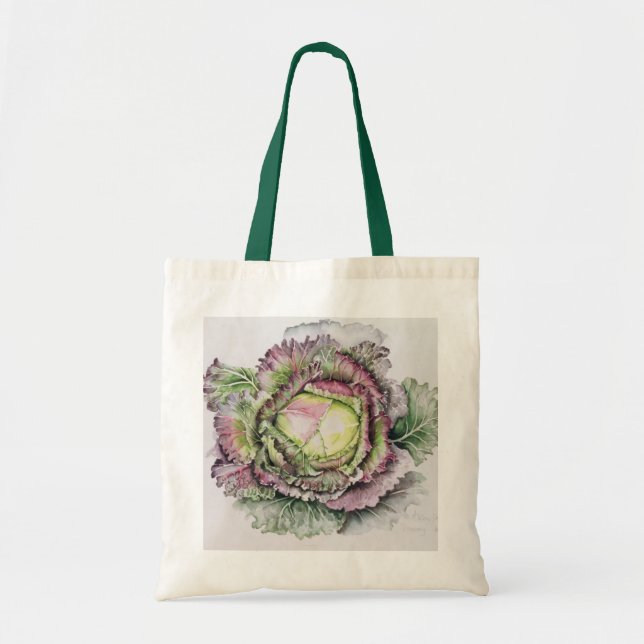 January King Cabbage Tote Bag (Front)