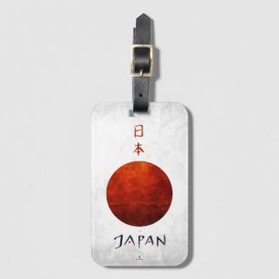 " Japan: 11. Jh./heute - Design Flaggen Schlüssel Luggage Tag