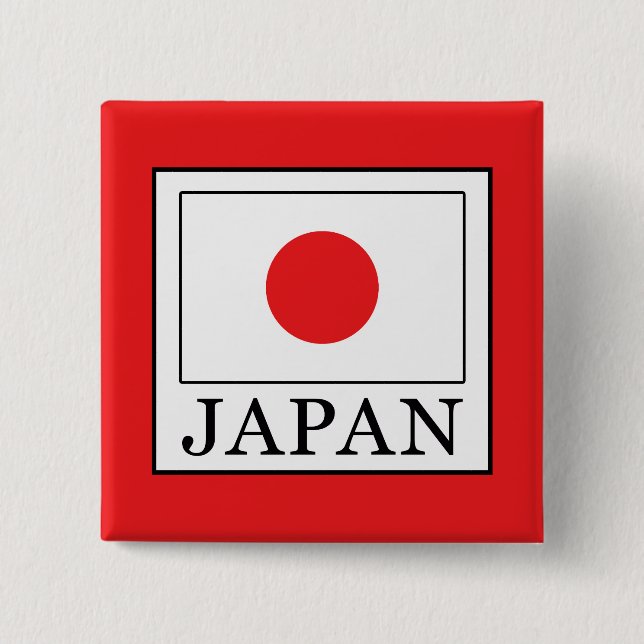 Japan 15 Cm Square Badge (Front)