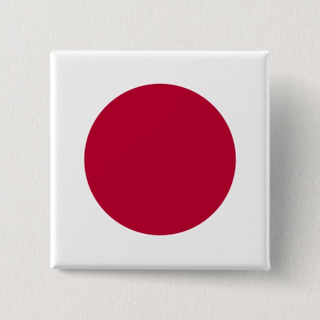 japan 15 cm square badge (Front)