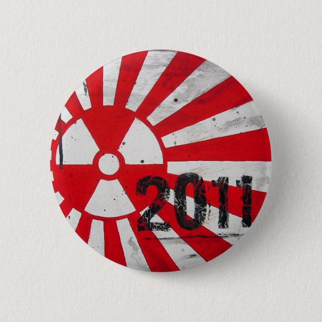 Japan 2011 ...in Memory 6 Cm Round Badge (Front)